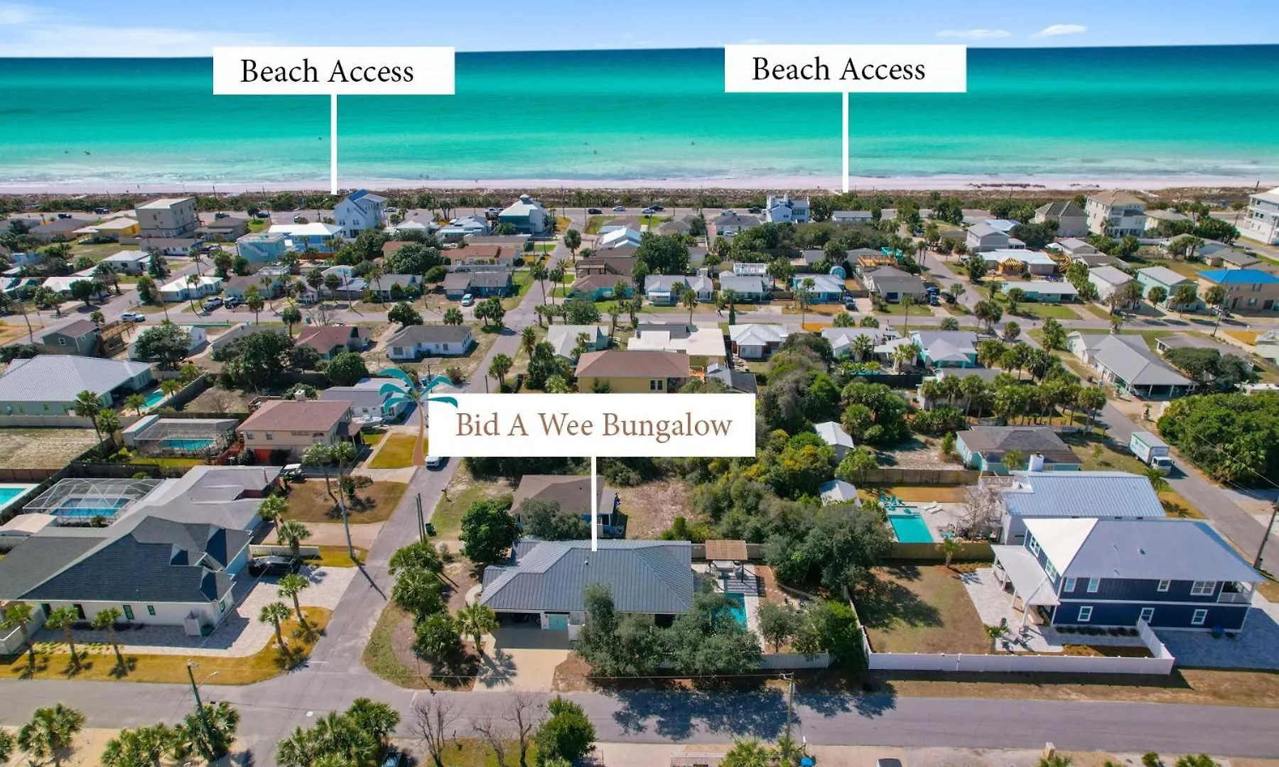Bid-A-Wee Beach Bungalow Home Panama City Beach 0*,